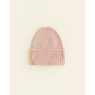 Hvid Beanie Fonzie Newborn Apricot