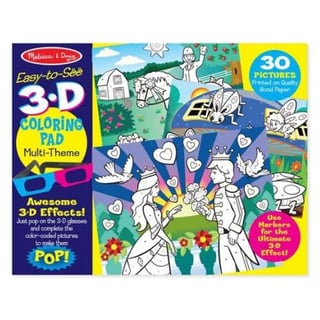 Melissa and Doug 3D Coloring Book Girl 3+