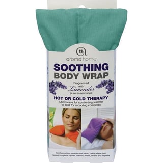 Aroma Home Soothing Body Wrap Lavendel Geur Opwarmen in Magnetron - Groen