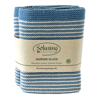 Blauw Gestreept, Set Van 2 Vaatdoekjes