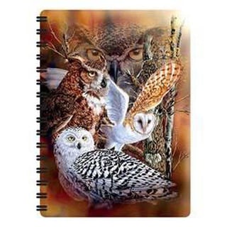 3D Notitieboekje Owl Woods
