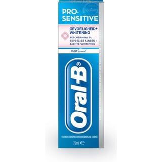 Oral-B Pro-Sensitive Gevoeligheid + Whitening - 75 Ml - Tandpasta