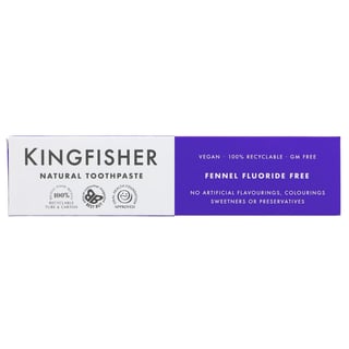 Kingfisher Toothpaste Fennel FluorideFree 100 Ml