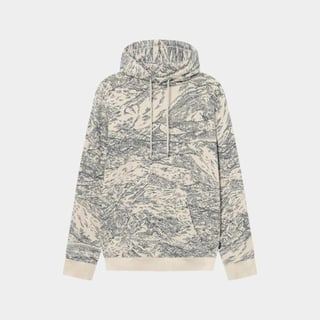 Dedicated Hoodie Falum Mountain Horizon Oat White