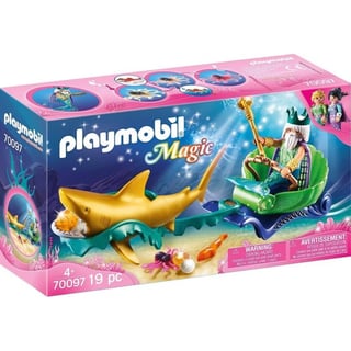 Playmobil 70097 Koning Der Zeeen Met Haaienkoets