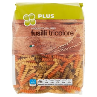 PLUS Fusilli Tricolore