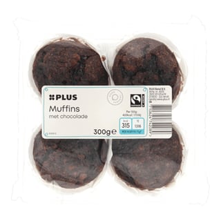 PLUS Muffins Choco Fairtrade