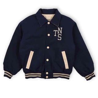 The New Society Enyo Bomber Jacket Navy