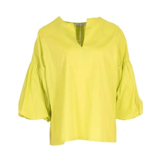 Lime blouse - summertime - 1 maat
