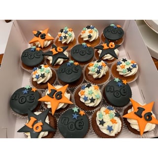 Verjaardag Thema Cupcakes