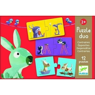 Djeco Puzzle Duo Opposites 12 Puzzles 2+