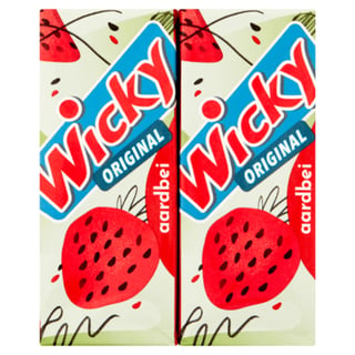 Wicky Original Aardbei 10-Pack