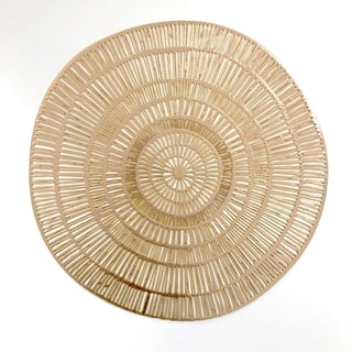 Placemat Rond Goud