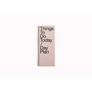 Notepad Things To Do Roze