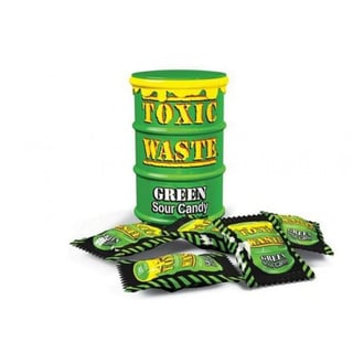 Toxic Waste Green Sour Candy 42G