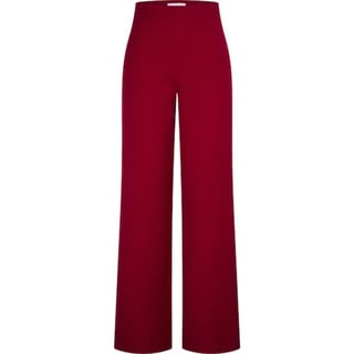 VERY CHERRY Marlene Pants Deep Red Gabardine