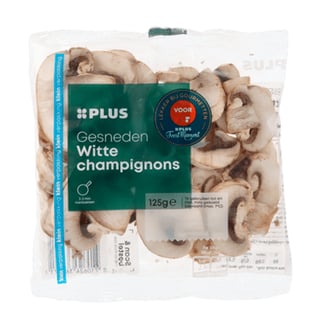 PLUS Witte Champignons Gesneden