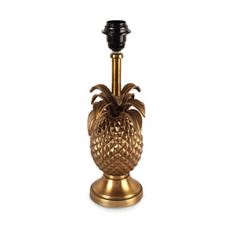 Tafel Lamp Voet Ananas Goud Metaal 16x38cm