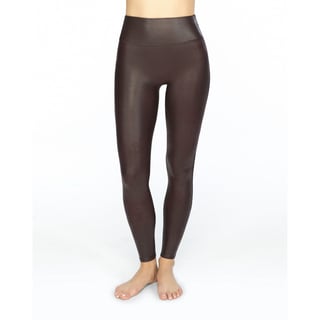 SPANX Ready-to-Wow Faux Leather Leggings SPX 2437 - M / Wine