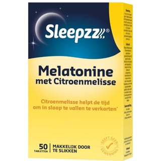 Sleepzz Melatonine Citroenmelisse 50 Tabletten
