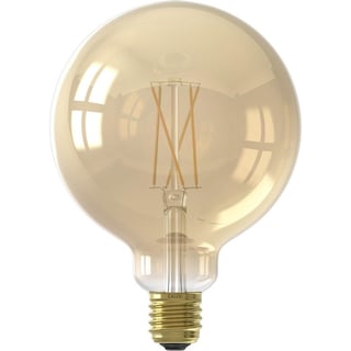 Calex Smart Led Filament Goud Globelamp G125 E27 220-240V 7W 806Lm 1800-3000K