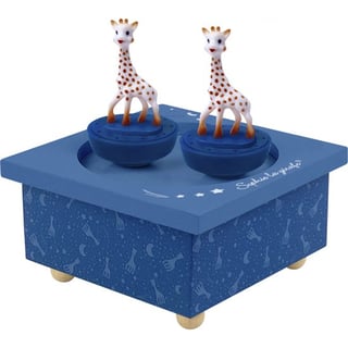 Sophie De Giraf Muziekdoosje Blauw