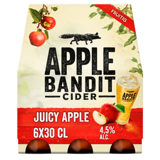 Apple Bandit Cider Juicy Apple Fles 6x30cl