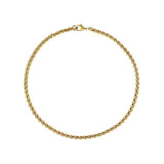 Gold Plated Chunky Chain Necklace - Brass / Gold