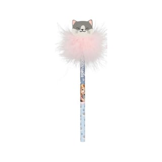 TOPModel Potlood Met Kat-Gum Grijs