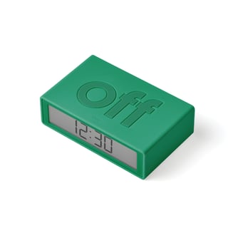 Lexon Flip+ Travel Clock Small - Green