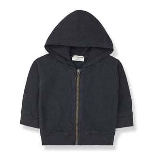 1+ In The Family Hood Jacket Anthracite Manuele