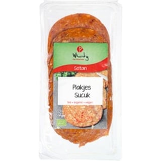 Wheaty Vegan Plakjes Knoflookworst (Sucuk) 100g