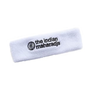 The Indian Maharadja Headband White
