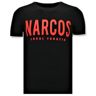 Stoere T-Shirt Heren - Narcos Pablo Escobar - Zwart