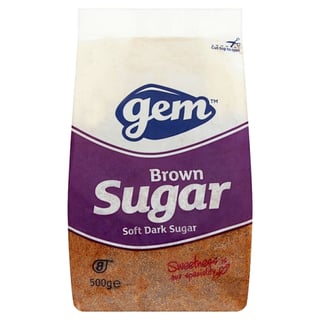 Gem Brown Sugar Soft Dark Sugar 500g