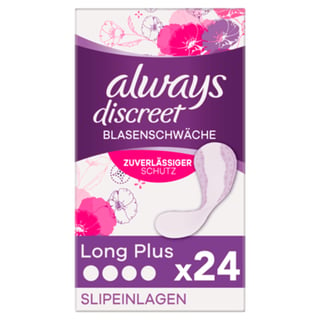 Always Incontinentie Inlegkruisjes Long Plus