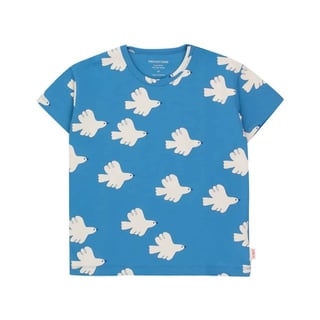 Tiny Cottons Doves Tee Blue