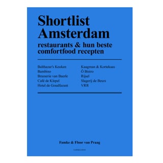 Boek Shortlist Amsterdam Blauw