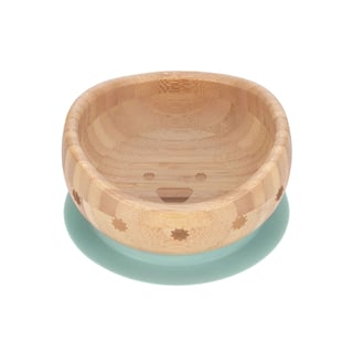 LÄSSIG Bowl Bamboowood with Suction Pad 
