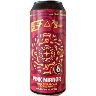 Funky Fluid X Ruse Brewing Pink Mirror 500ml