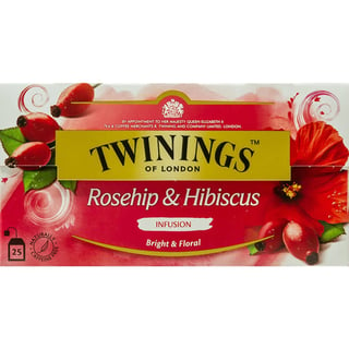 Twining's Rosehip And Hibiscus Tea 25 Bags
