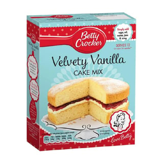 Betty Crocker Velvety Vanilla Cake Mix 425G