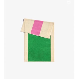 Handdoek by Martens & Martens 70x140 Pink-Green