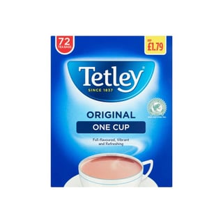 Tetley Original One Cup 72 Bags