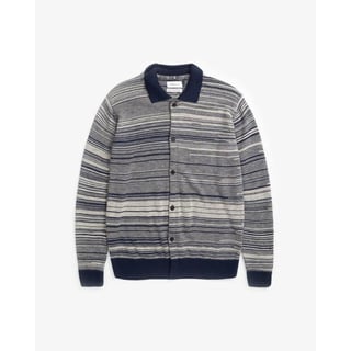 Rotholz Knit Shirt Navy/Stone