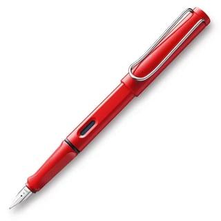 Lamy Fountain Pen Safari Medium Nib - Red
