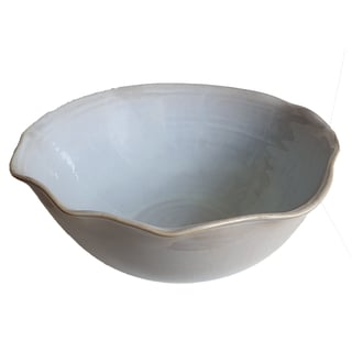 Ceramic Bowl Large - Opal White