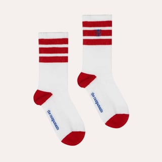 The Campamento Red Bands Kids Socks