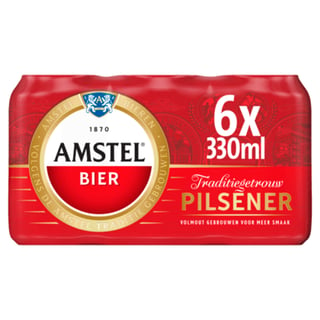 Amstel Pilsener Bier Blik 6x33cl