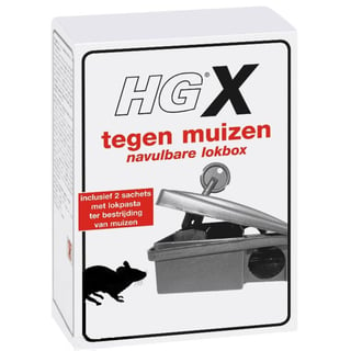 Hg X Lokbox Tegen Muizen + Nav 1set